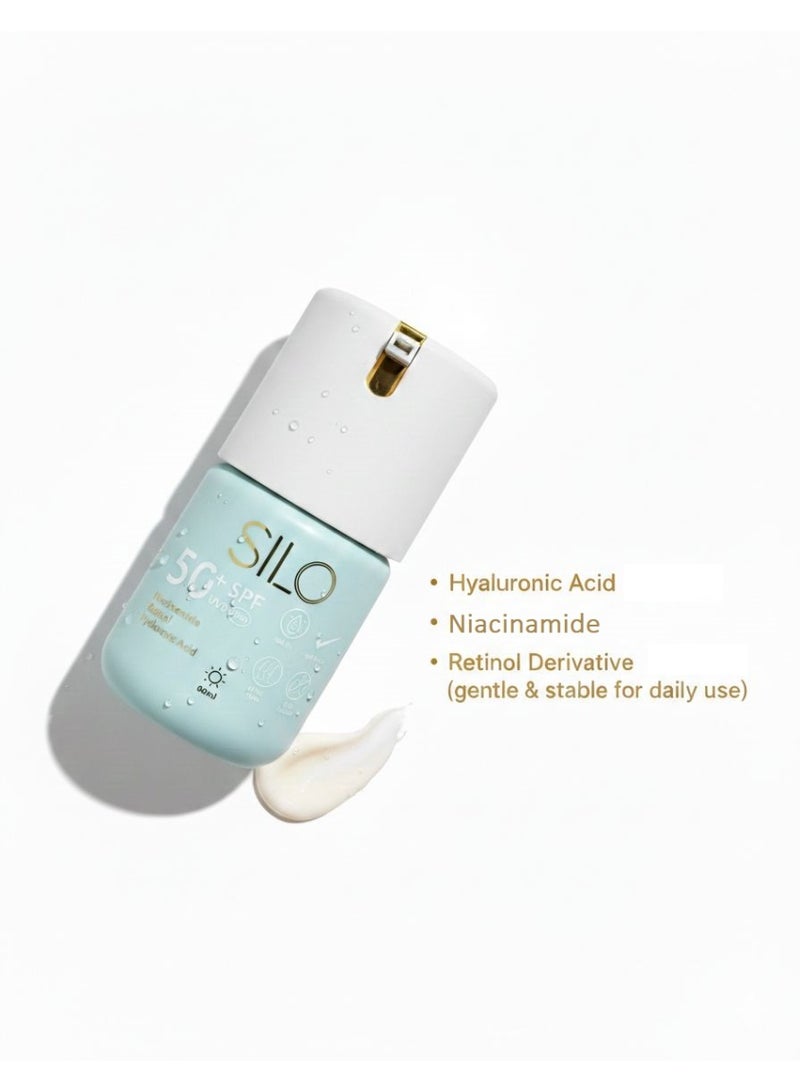 SILO sunscreen broad-spectrum SPF 50+ 50 ml, non oily light weight, all skin types, Water resistant, Anti-aging, Whitening - Image 5